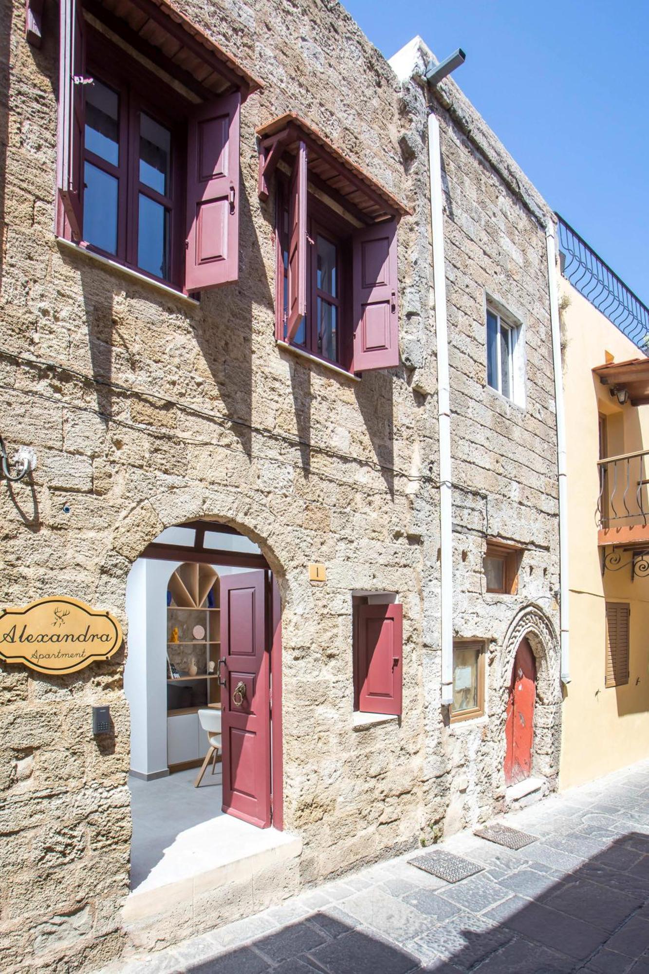 Rodos Old Town Authentic Alexandra Stone House * Rhodes City