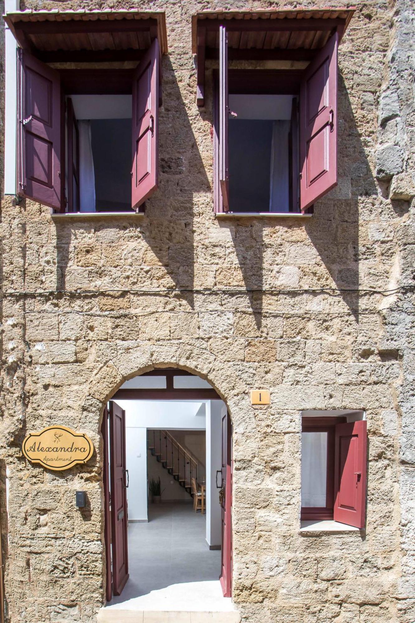 Rodos Old Town Authentic Alexandra Stone House *